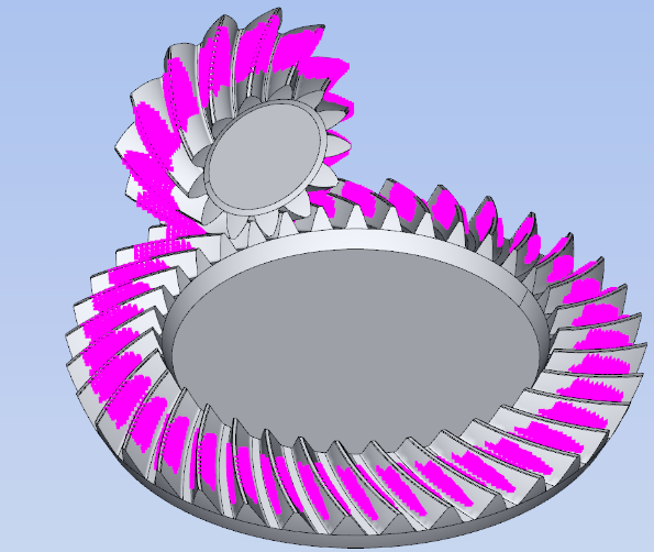 Contact pattern shape
