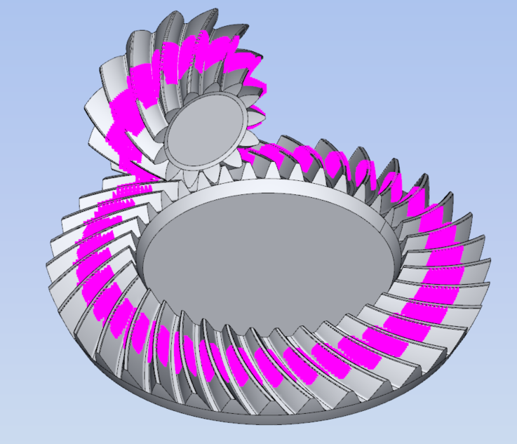 Contact pattern shape