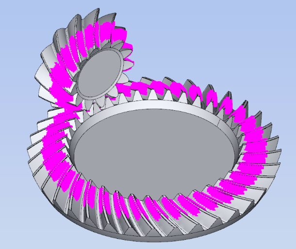 Contact pattern shape