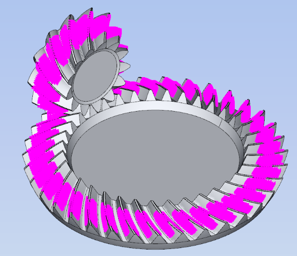 Contact pattern diagram