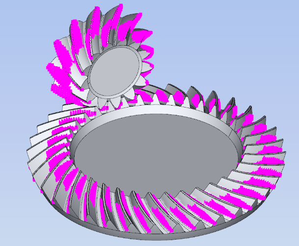 Contact pattern shape