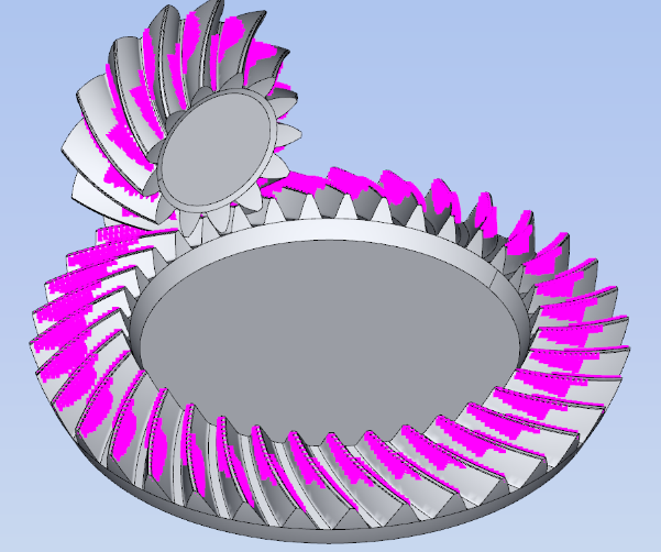 Contact pattern shape
