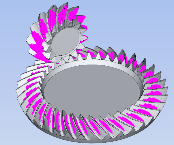 Contact pattern shape