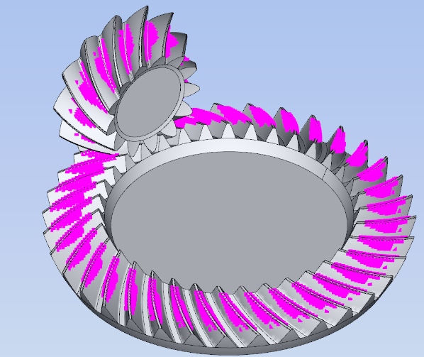 Contact pattern diagram