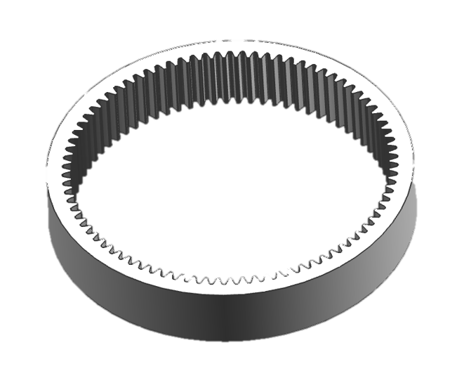 Straight internal gear